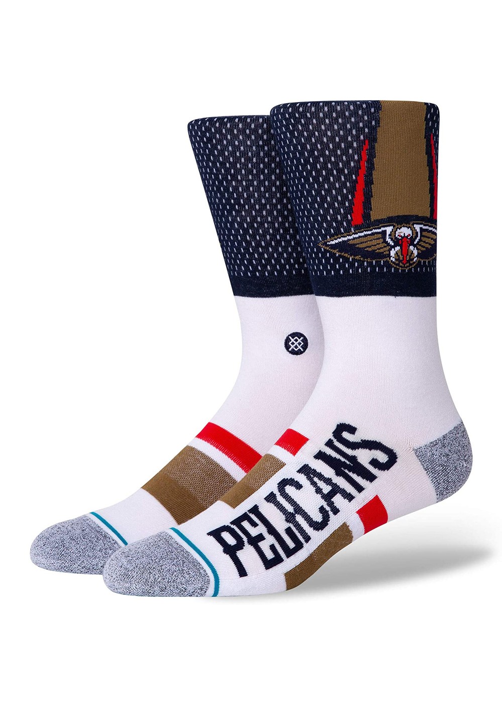 Stance New Orleans Pelicans Shortcut 2 Socks Navy