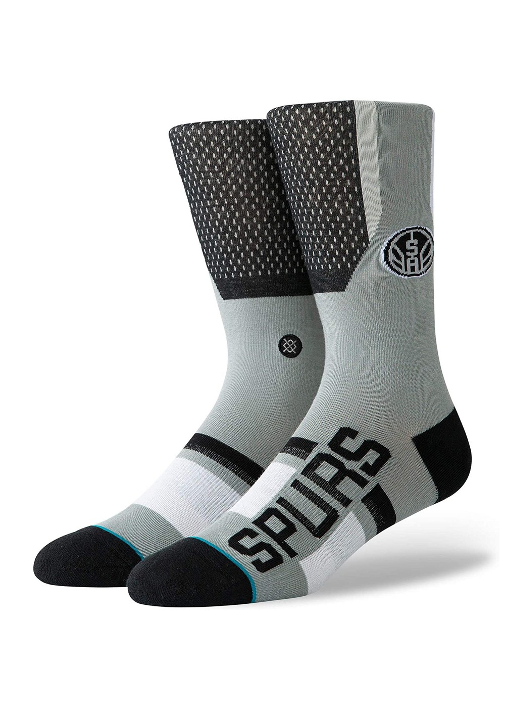 Stance San Antonio Spurs Shortcut 2 Socks Black