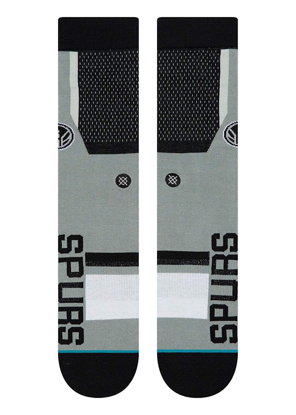 Stance San Antonio Spurs Shortcut 2 Socks Black