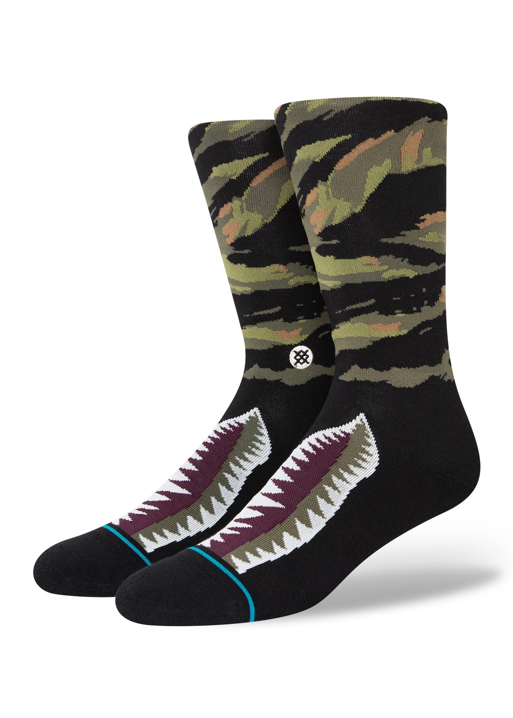 Stance Warbird Socks Burgundy