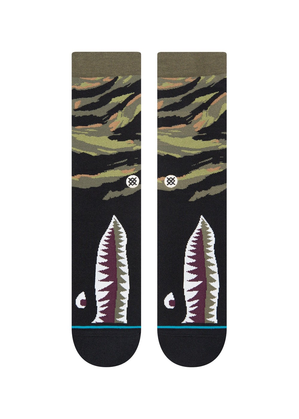 Stance Warbird Socks Burgundy