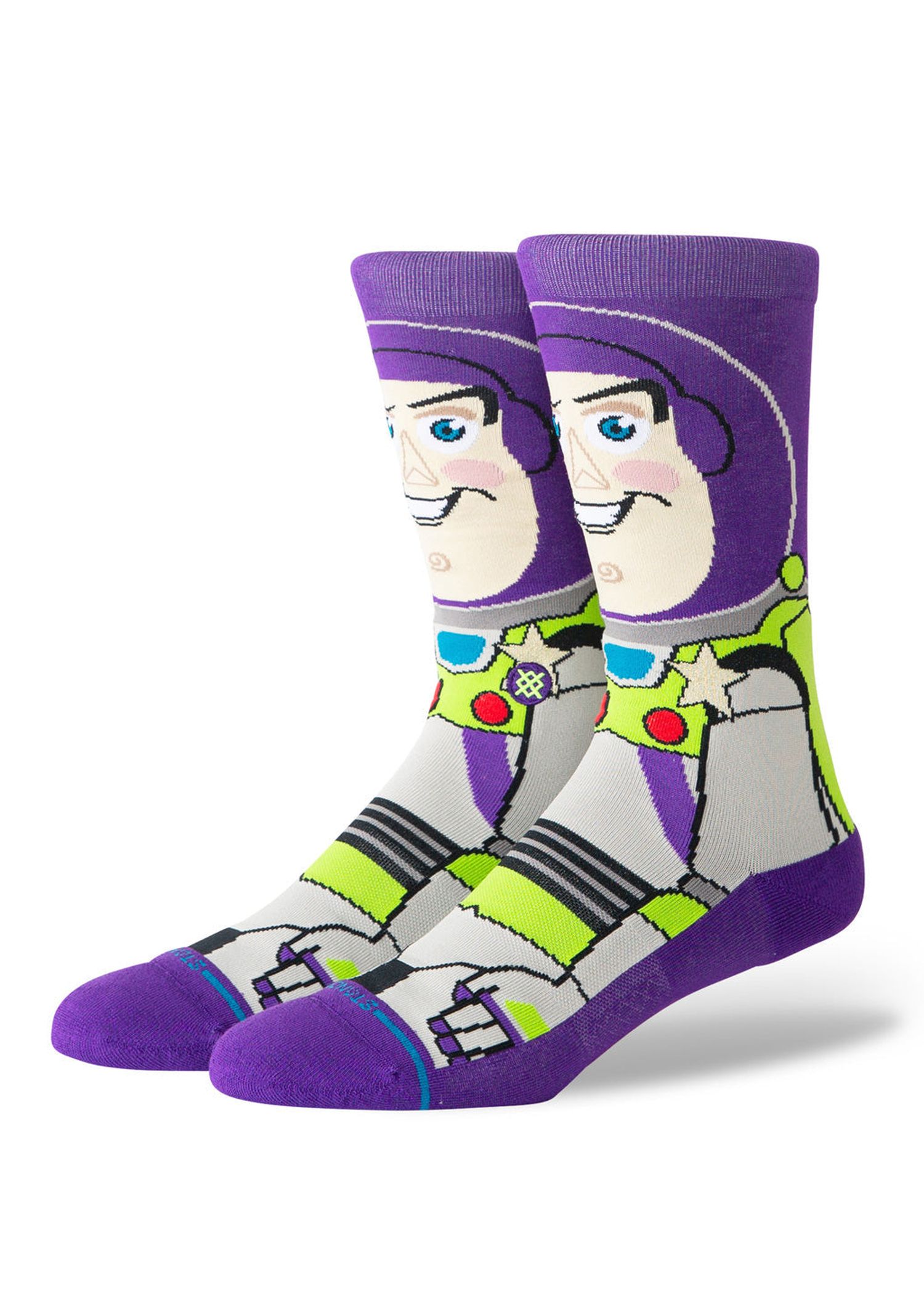 Stance x Toy Story Buzz Crew Socks Purple
