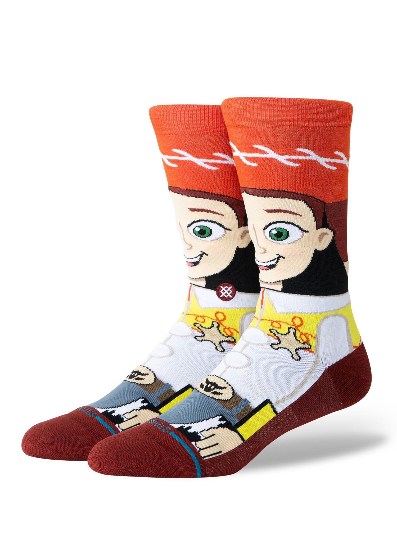 Stance x Toy Story Jessie Crew Socks Red