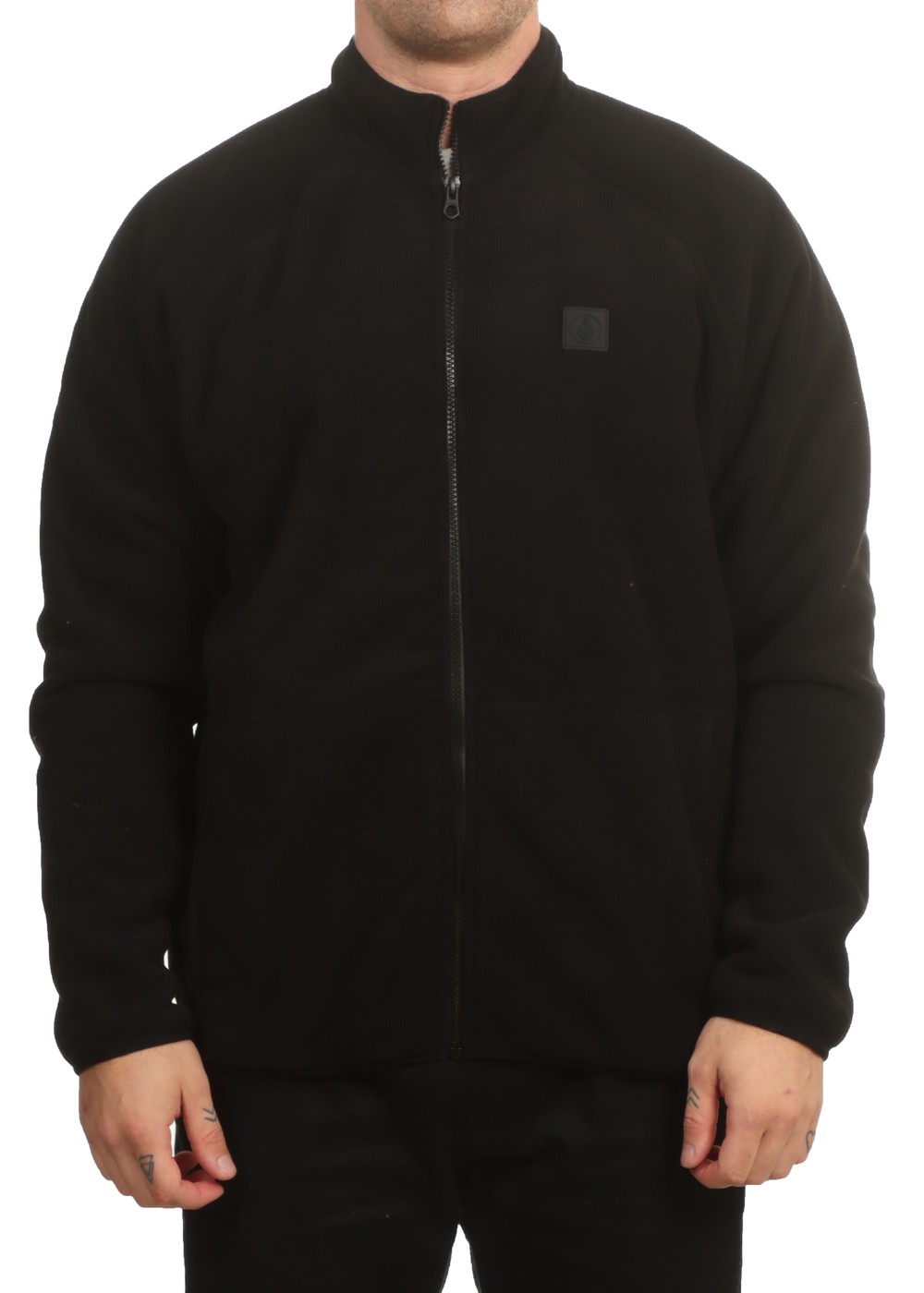 Volcom Runtime Grid Zip Fleece Black