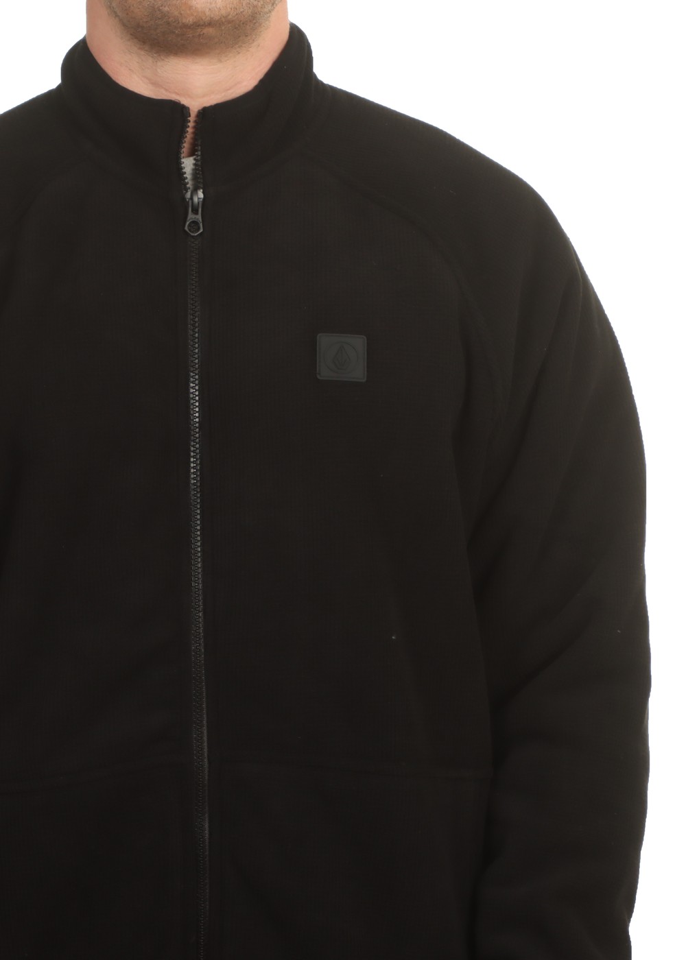 Volcom Runtime Grid Zip Fleece Black