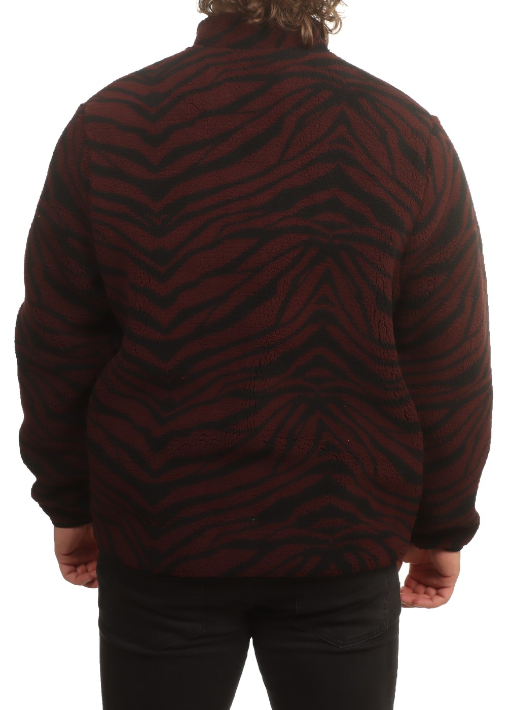 Volcom Muzzer Fuzzar Zip Fleece Chocolate