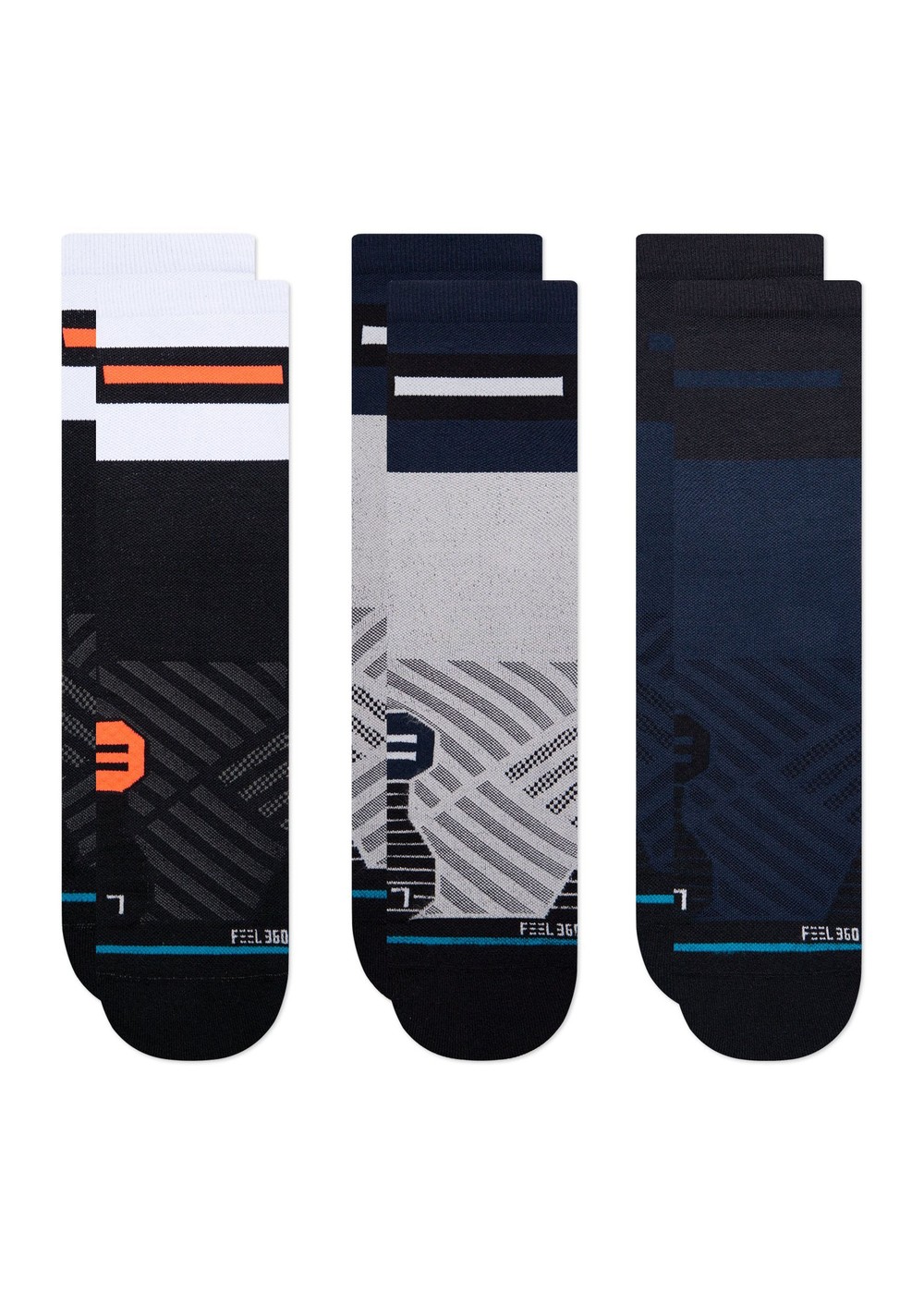 Stance Duration Tech 3 Pack Socks Multi