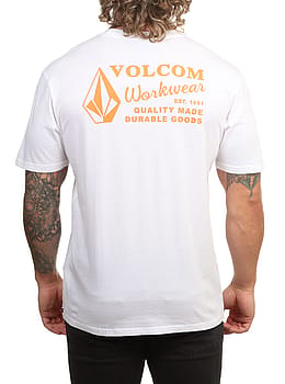 Volcom Workwear Tee White Combo