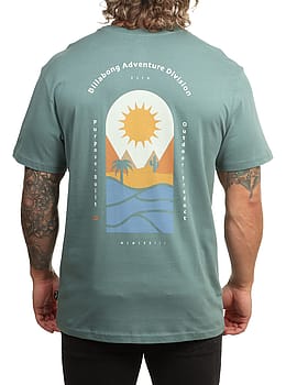 Billabong Sun Down Adiv Premium Tee Sea Green