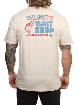 Salty Crew Bait Shop Tee Moonbeam