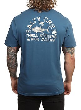 Salty Crew Stamped Classic Tee Cast Blue