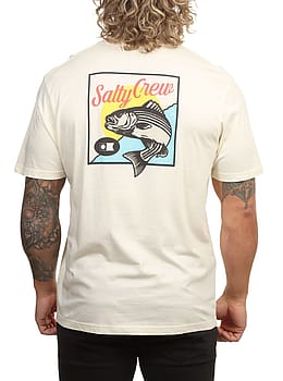 Salty Crew Striped Tee Moonbeam