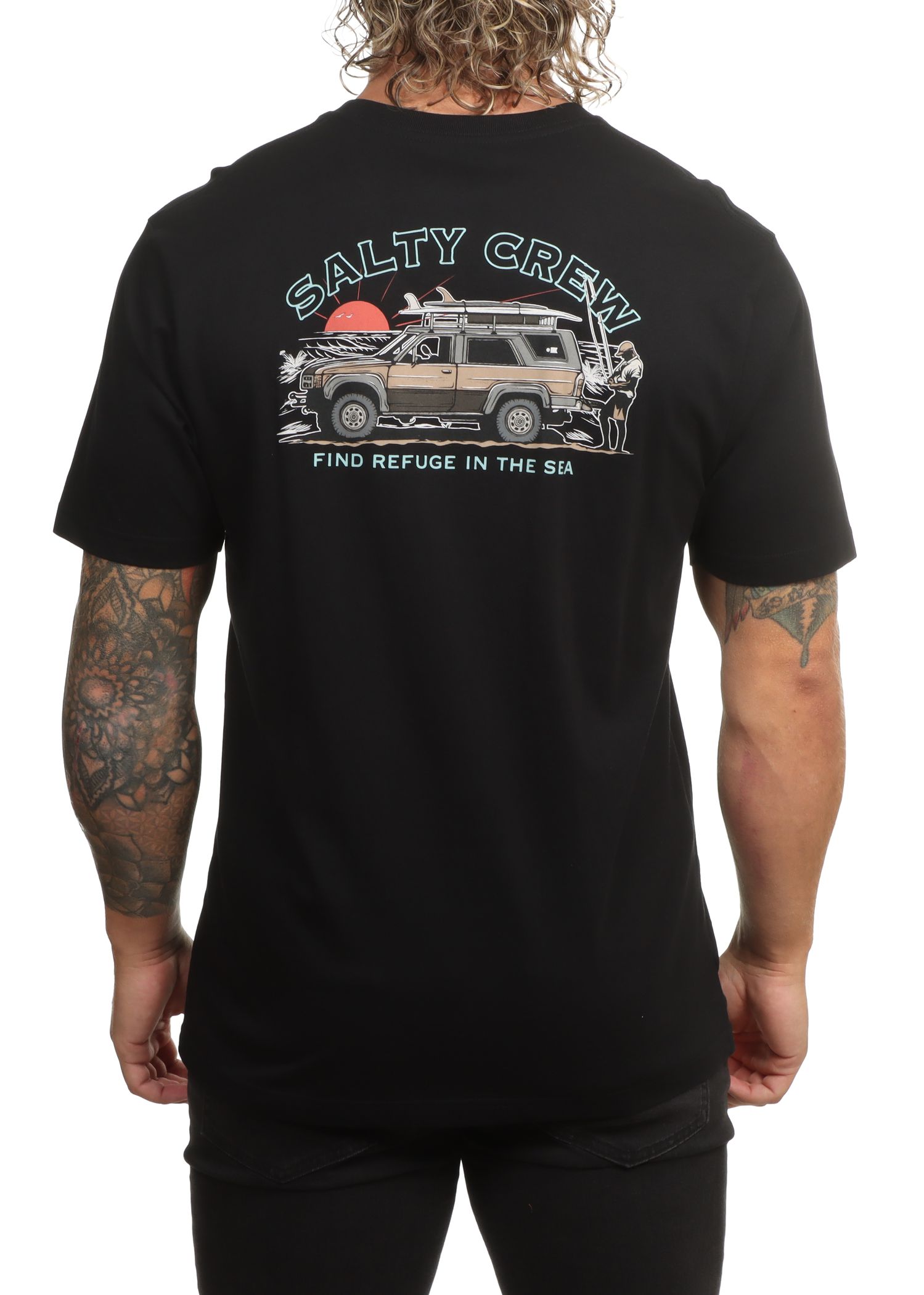 Salty Crew Get Ready Tee Black