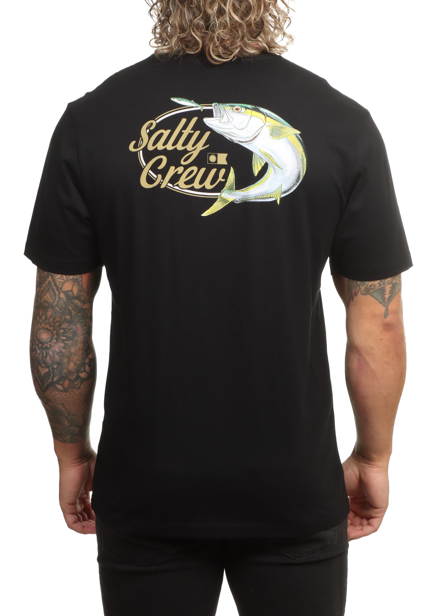 Salty Crew Yellow Tailed Classic Tee Black