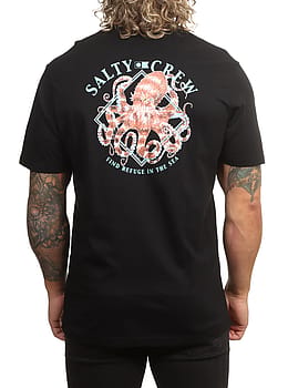 Salty Crew Octopod Tee Black