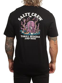 Salty Crew Kraken Monster Tee Black