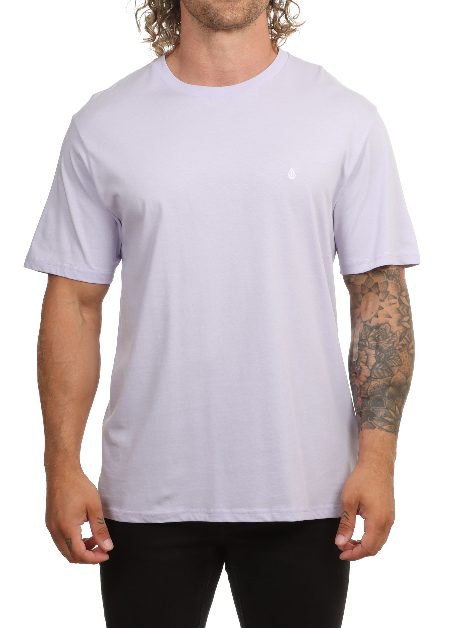 Volcom Stone Blanks Tee Lavender Aura