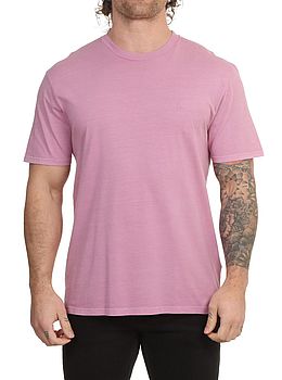 Volcom Solid Stone Emb Tee Steel Purple