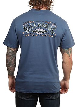 Billabong Heritage Arch Premium Tee Dark Denim