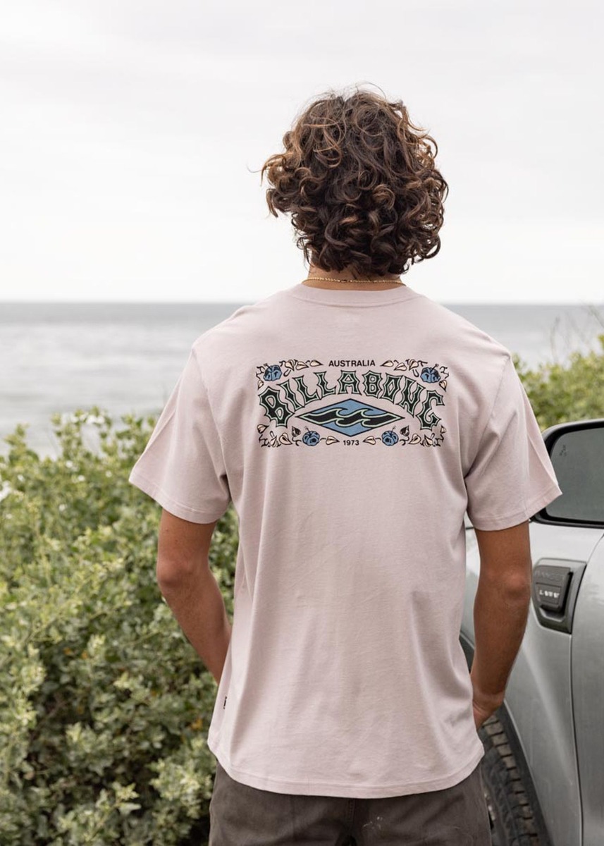 Billabong Heritage Arch Premium Tee Purple