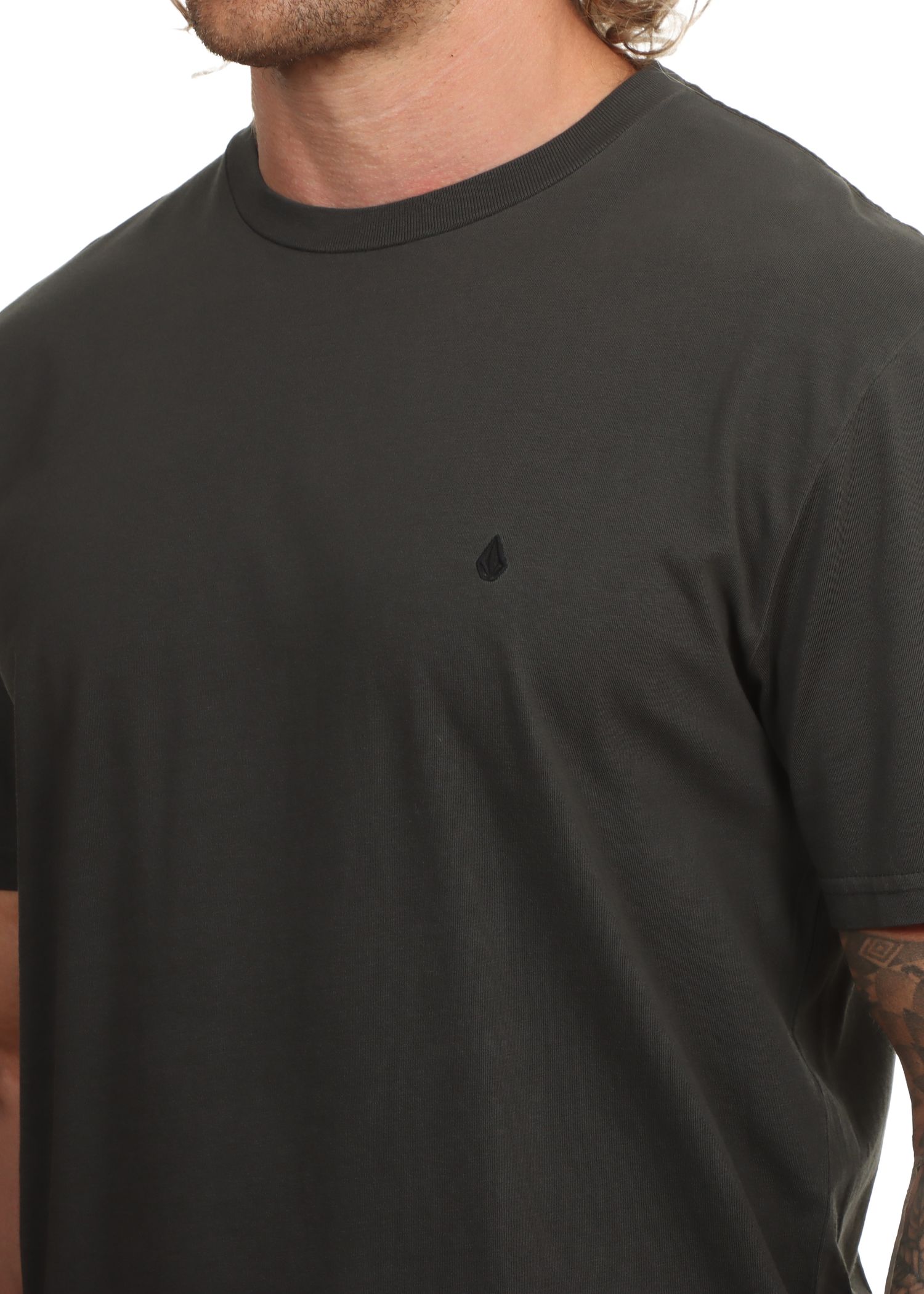 Volcom Solid Stone Emb Tee Black