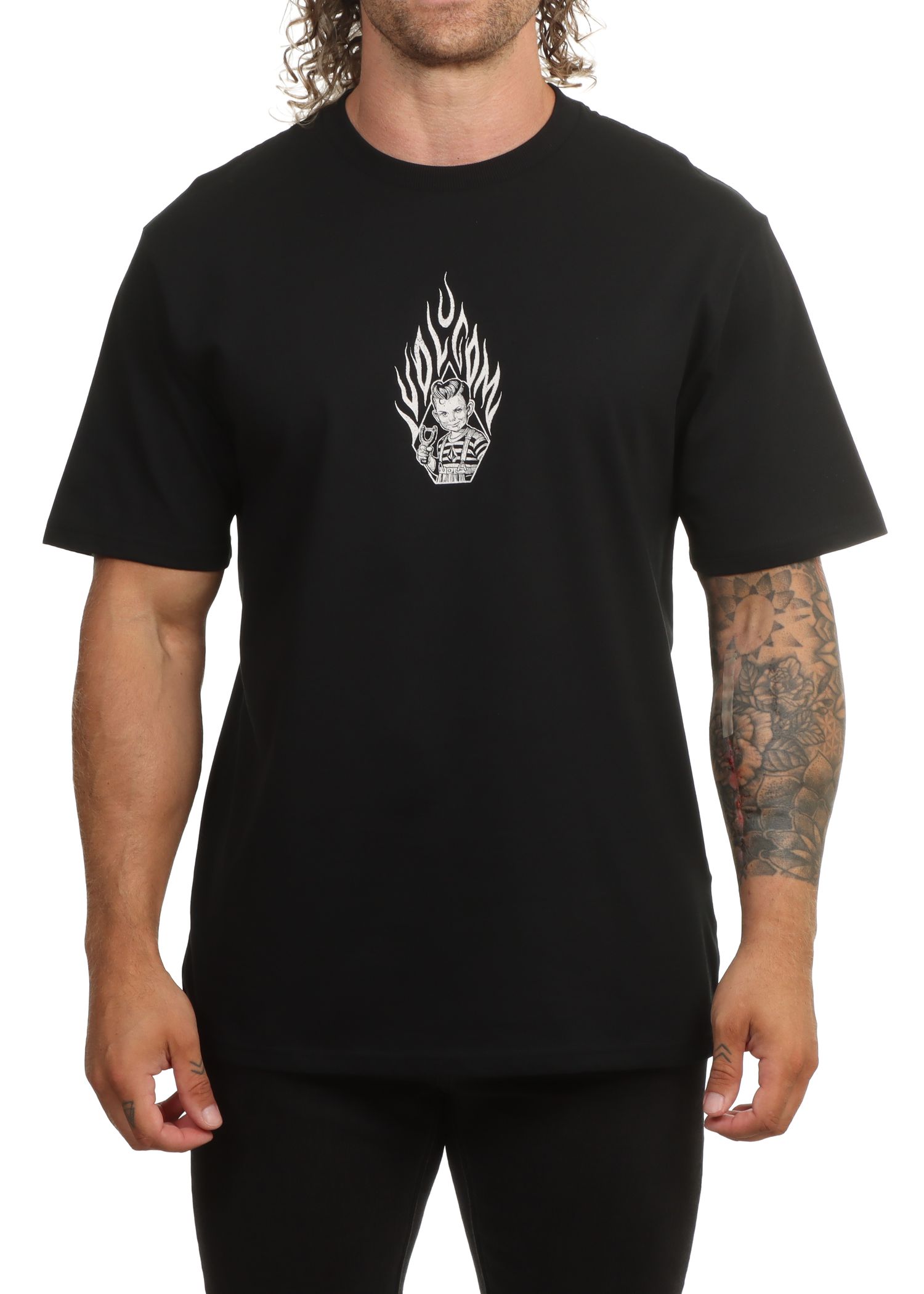 Volcom Firecar Tee Black