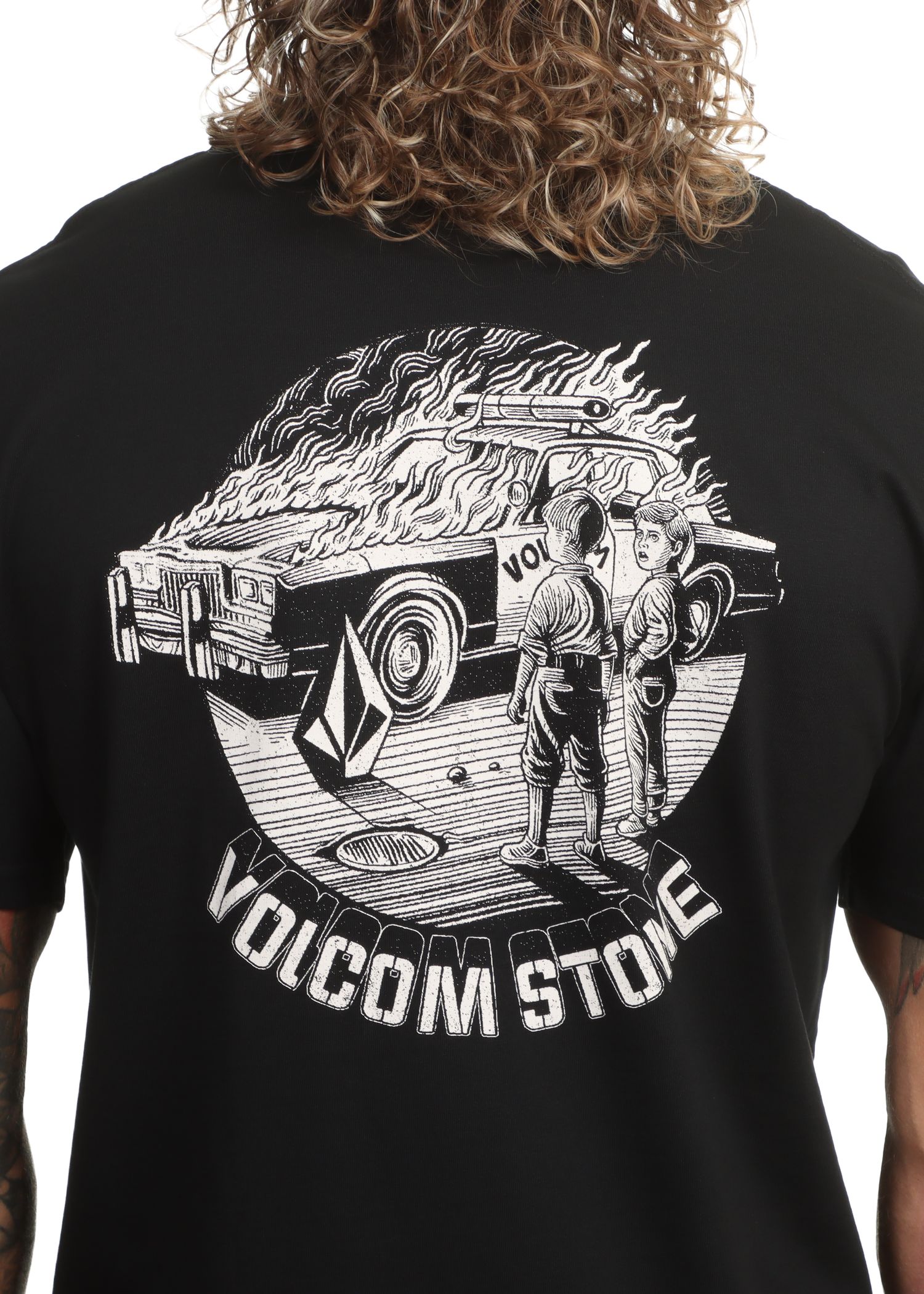 Volcom Firecar Tee Black