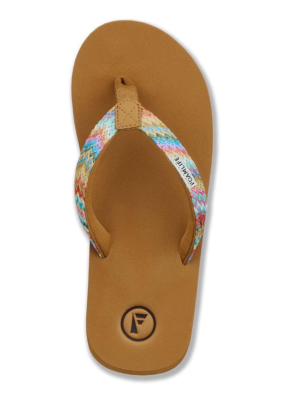 Foamlife K Bay Flip Flops Latte Brown