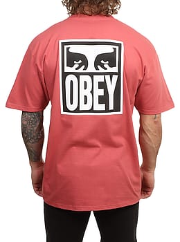 Obey Eyes Icon 2 Tee Mineral Red