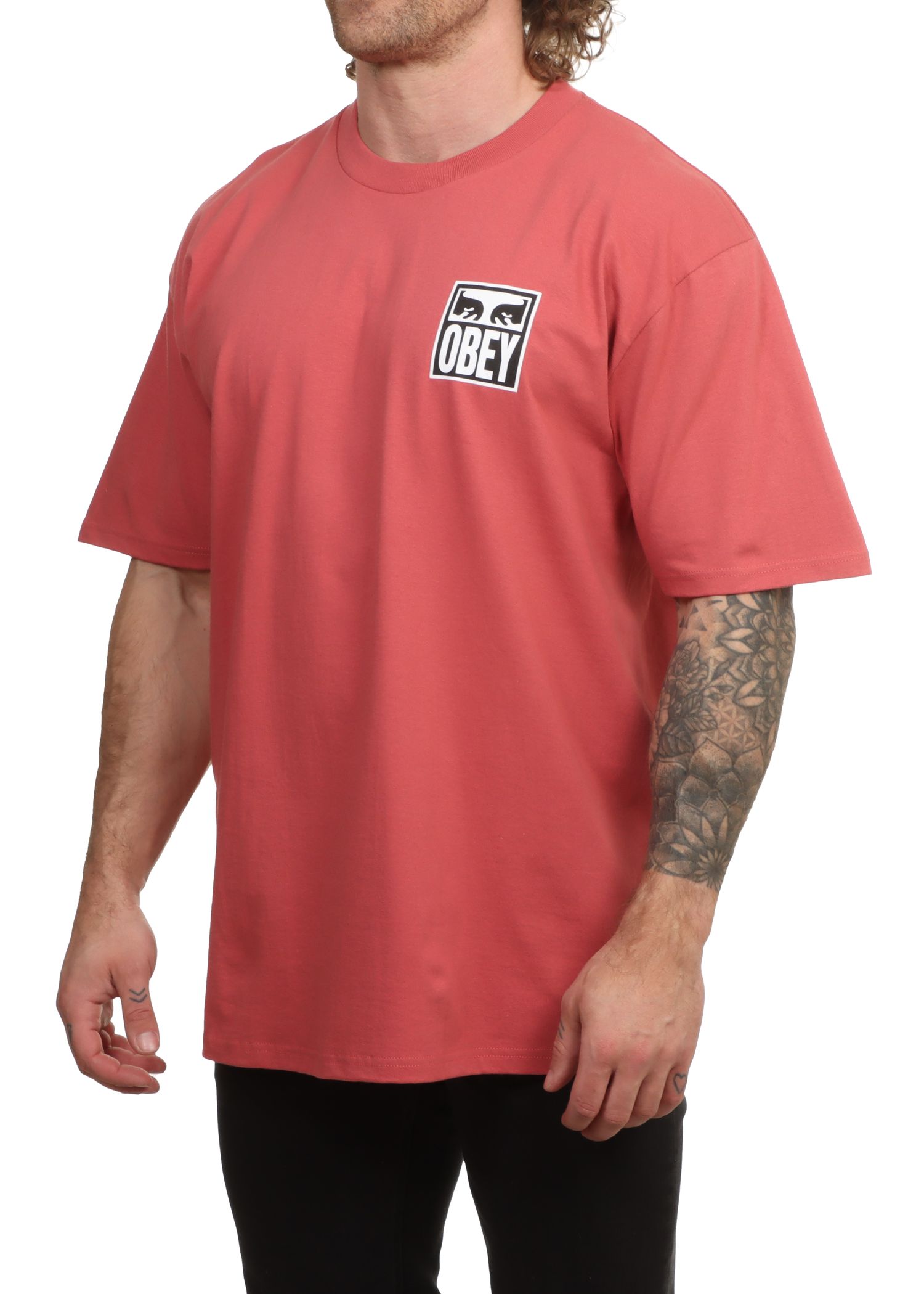 Obey Eyes Icon 2 Tee Mineral Red