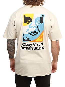 Obey Visual Design Studio Tee Cream