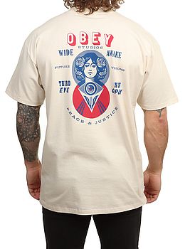 Obey Make Art Third Eye Tee Cream