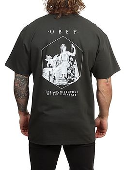 Obey Architecture Of The Uni Tee Vintage Black