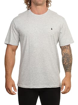 Volcom Stone Blanks Tee Heather Grey