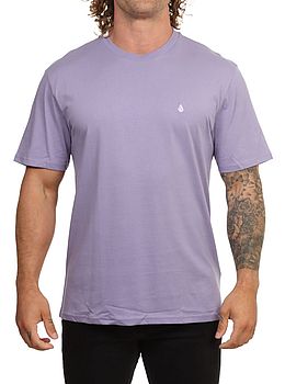 Volcom Stone Blanks Tee Purple Ash