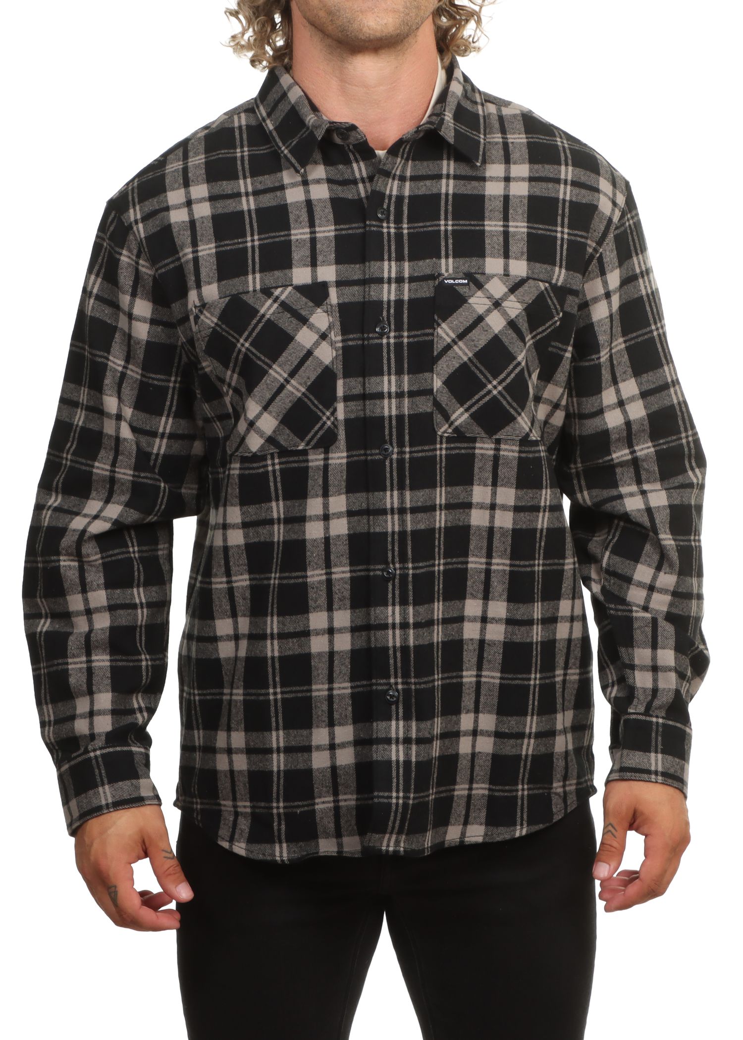 Volcom Hunkstone Shirt Moonbeam