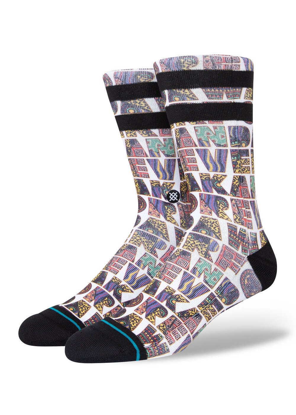 Stance x Marvel Black Panther Wakanda Forever Socks White
