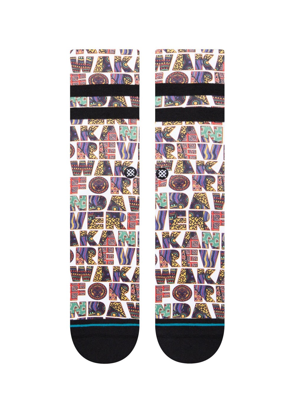 Stance x Marvel Black Panther Wakanda Forever Socks White