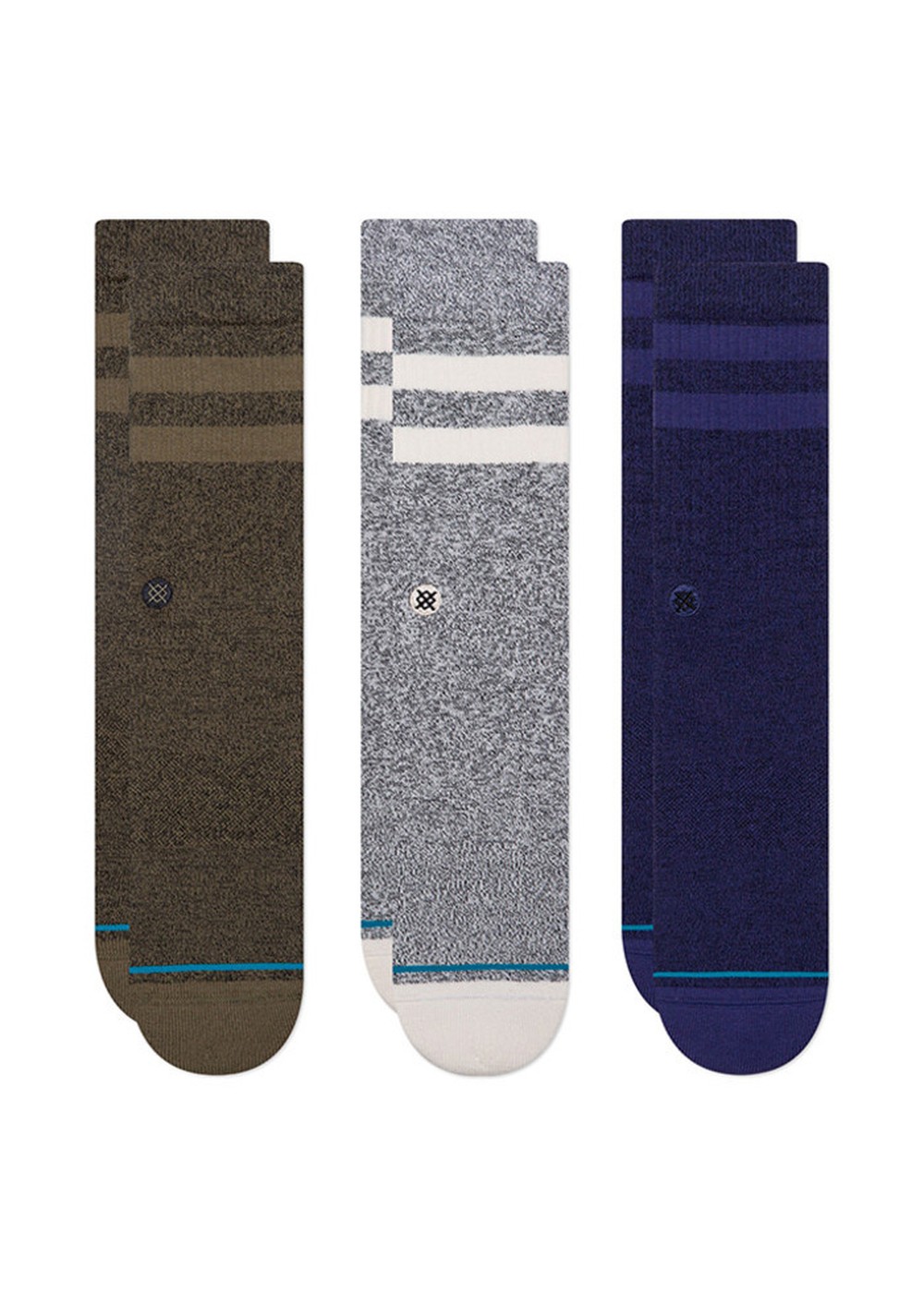 Stance The Joven 3 Pack Socks Grey