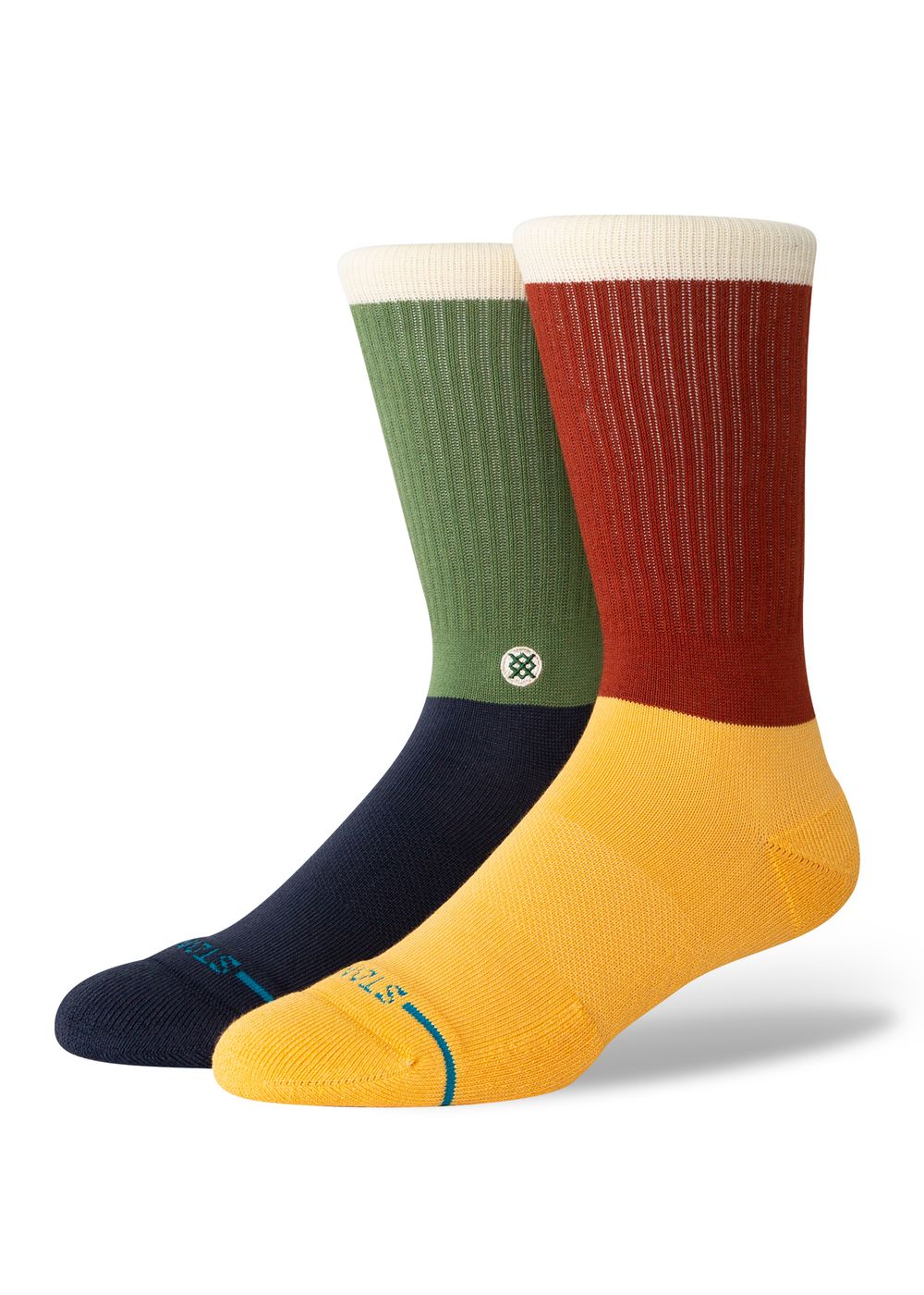 Stance Messed Up Crew Socks Multi