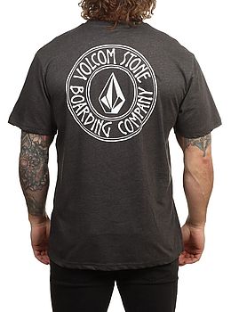 Volcom Drain You Hth Tee Heather Black