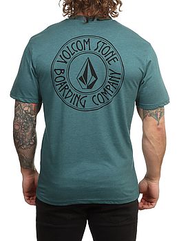 Volcom Drain You Hth Tee Rifle Green