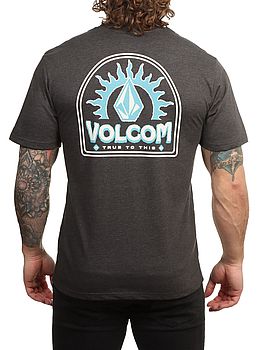 Volcom Solstice Hth Tee Heather Black