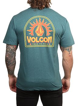 Volcom Solstice Hth Tee Rifle Green