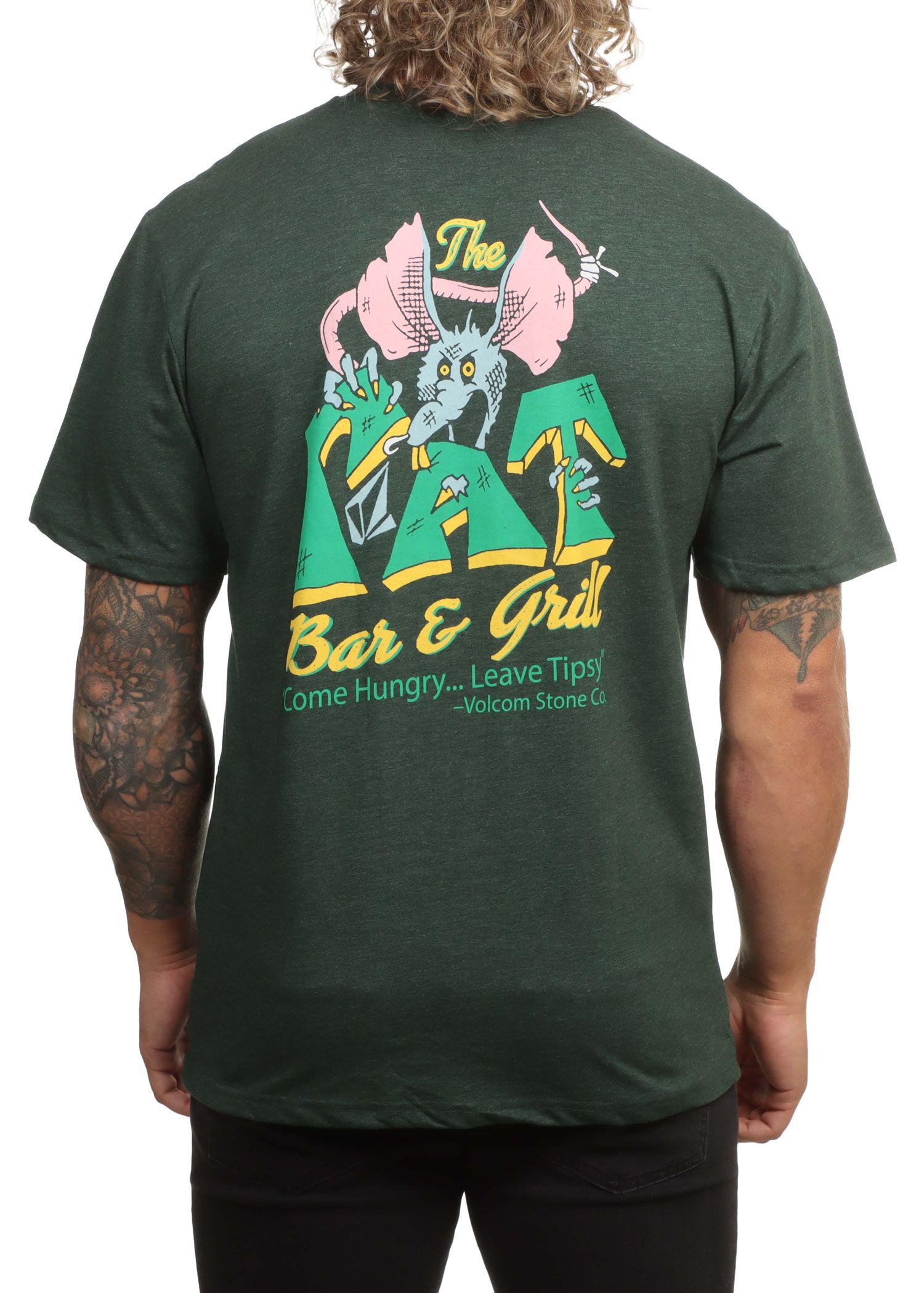 Volcom Tipsy Rat Hth Tee Scarab