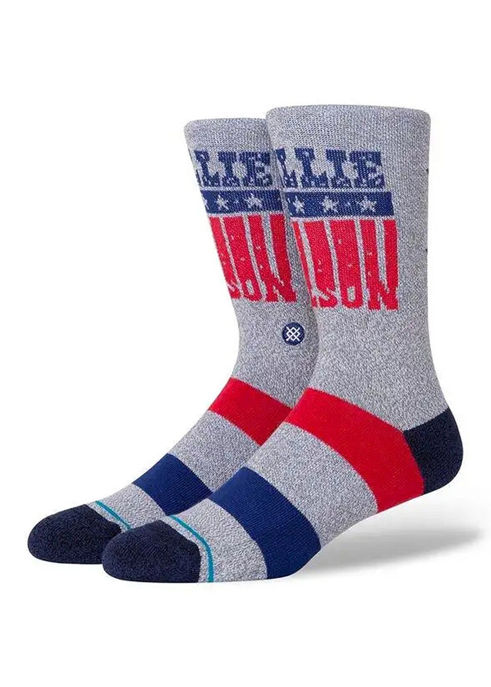Stance x Willie Nelson Stars Socks Off White