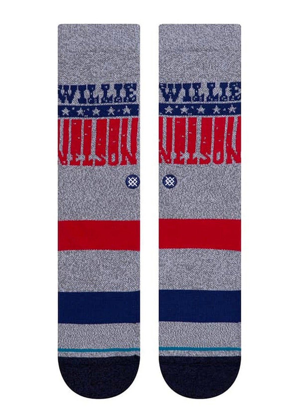 Stance x Willie Nelson Stars Socks Off White