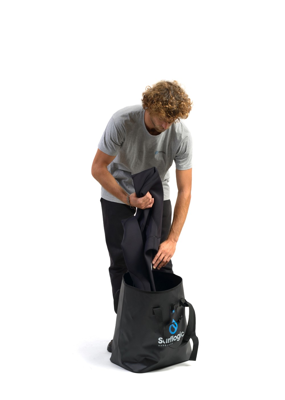 Surflogic 50L Wetsuit Dry Changing Bucket Grey