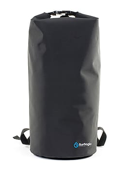 Surflogic 30L Waterproof Dry Tube Backpack Black