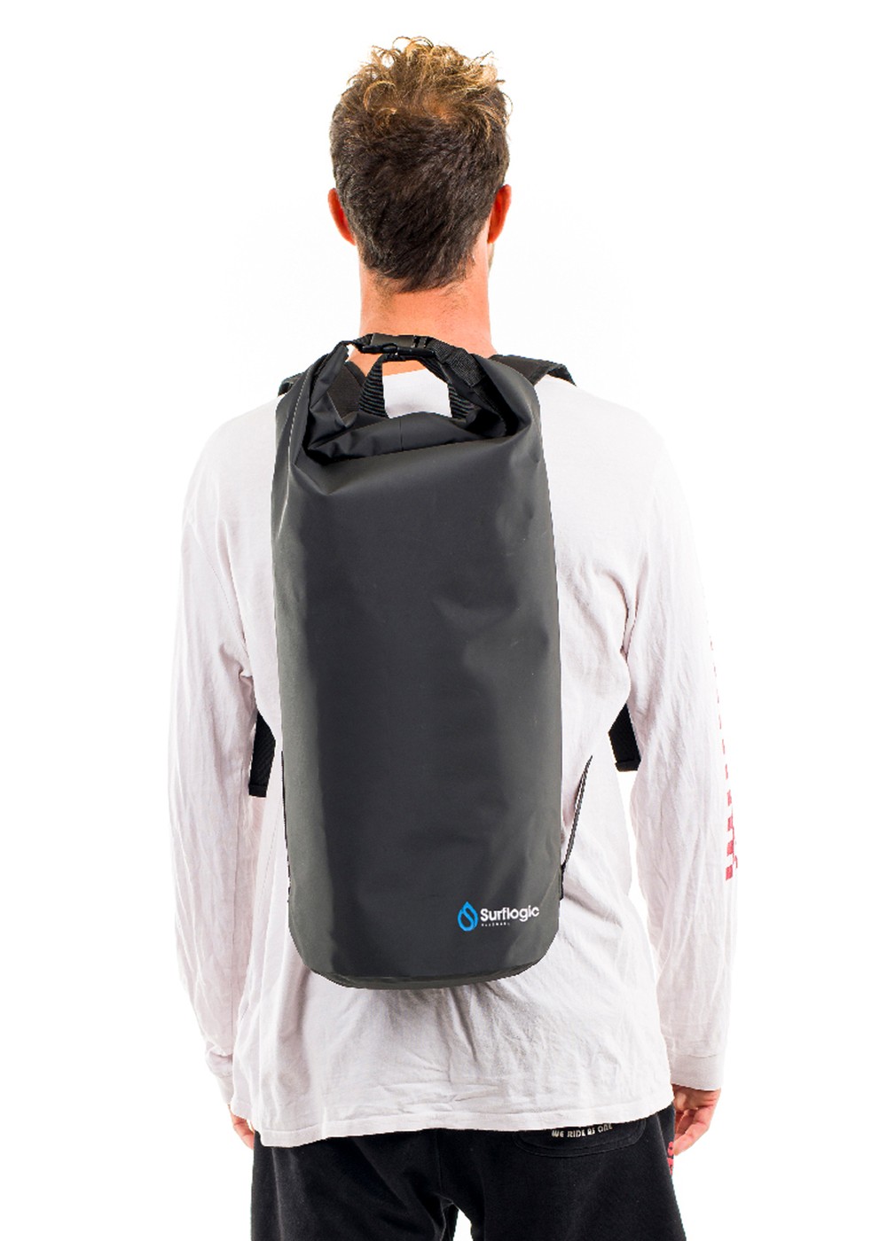 Surflogic 30L Waterproof Dry Tube Backpack Black
